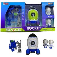 VARDEM ROCKET MY66-Q1207 IŞIKLI MÜZİKLİ UZAY ROKETİ 3+ 1