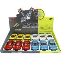 VARDEM ÇEK BIRAK SPOR ARABA KM-3621C METAL SCALE MODEL 1:36 3+ 1