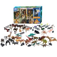 ANİMAL PLANET D6201 OKYANUS VAHŞİ ÇİFTLİK HAYVANLARI VE DİNOZOR SETİ 60 PRÇ 3+ 1