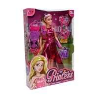 VARDEM PRİNCESS 66765 MODA BEBEK AKSESUARLI 29 CM 3+ 3