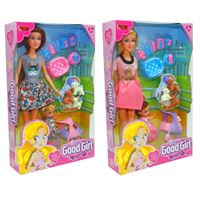 VARDEM GOOD GİRL 115164 ANNE KIZ PET SHOPTA BEBEKLER 29 CM 3+ 1