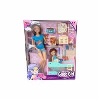 VARDEM GOOD GİRL C115112 RANZALI BEBEK AKSESUARLI 29 CM 3+ 1