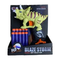 VARDEM BLAZE STORM MANUEL ZC7125-26-27-28 DİNOZOR TABANCA 10 ADET YUMUŞAK MERMİLİ 8+ 4