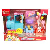 VARDEM NİNİ LOVE 55821 KÖPEKLİ TREN SET 3+ 1