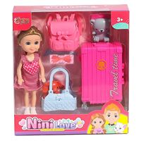 VARDEM NİNİ LOVE 55846-55848 VALİZLİ ÇANTALI BEBEK SET 3+ 2