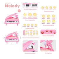 VARDEM MELODY PİYANO ORTA 1504B 31 TUŞ MP3+MİKROFON 36M+ 2