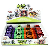VARDEM MONSTER TRUCK SÜRTMELİ JEEP JW567-128 BÜYÜK TEKER 4X4 1:36 4 RENK 12 Lİ 3+ 2