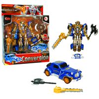 VARDEM WARRİOR CAR 668-1-2 DÖNÜŞEBİLEN ROBOT ARABA PİLLİ SESLİ IŞIKLI 3+ 2