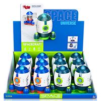 VARDEM SÜRTMELİ ASTRONOTLU UZAY ROKET D400-44 2 RENK 12 Lİ 3+ 2