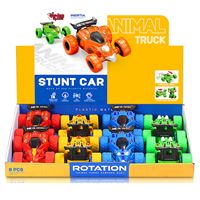 VARDEM SÜRTMELİ AKROBATİK D400-53 YARIŞ ARABASI 4 RENK 8 Lİ 3+ 2