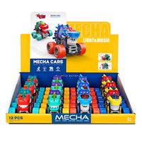 VARDEM SÜRTMELİ HAYVANLI D500-11 GÖSTERİ ARABASI SESLİ IŞIKLI 4 RENK 12 Lİ 3+ 2