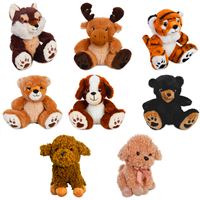 VARDEM PELÜŞ DT211046 HAYVANLAR 8 ASORTİ 16.50 CM 1