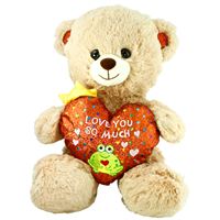VARDEM PELÜŞ JH2323 KALPLİ AYI LOVE YOU SO MUCH 30 CM 3