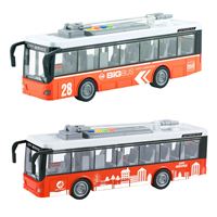 VARDEM SÜRTMELİ ELEKTRİKLİ ŞEHİR OTOBÜSÜ WY911A-B TROLEYBÜS SESLİ IŞIKLI 1:16 3+ 1