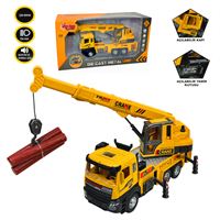 VARDEM ÇEK BIRAK İŞ MAKİNESİ XX992-02A KULE VİNÇ SESLİ IŞIKLI 1:28 3+ 2