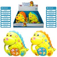 VARDEM BEBEK PİYANOSU 855-76A DİNOZOR IŞIKLI MÜZİKLİ 8 Lİ 12M+ 1