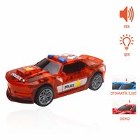 VARDEM POLİS ARABASI PD88-06 IŞIKLI SESLİ HAREKETLİ 2 RENK 6 LI 3+ 3