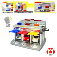 VARDEM ACİL KOMUTA MERKEZİ GARAJ 9555 AMBULANS POLİS İTFAİYE IŞIKLI MÜZİKLİ 3+ 3