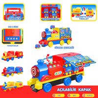 VARDEM SLİDE STORAGE CAR 9522 İNTERAKTİF TREN IŞIKLI MÜZİKLİ 3+ 2