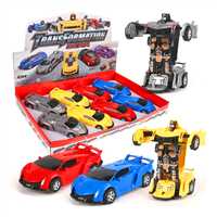 VARDEM SÜRTMELİ ROBOTA DÖNÜŞEN ARABA 2017-5 LAMBORGHİNİ ÇARP DÖNÜŞ 4 RENK 8 Lİ 3+ 1