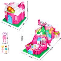 VARDEM SÜRPRİZ EV SERİSİ QF2910-11-12-13-14-15 AKSESUARLI AÇILIP KATLANIR IŞIKLI MÜZİKLİ 3+ 2