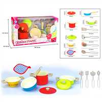 VARDEM KİTCHEN 3815-7A RENKLİ EMAYE TENCERE TAVA MUTFAK SETİ 11 PARÇA 3+ 1