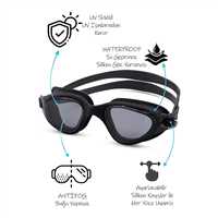 VARDEM SİLİKON YÜZÜCÜ GÖZLÜĞÜ G650 BUĞU ÖNLEYİCİ UV FİLTRE 3