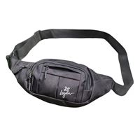 LEGAN BEL ÇANTASI 8124 KETEN SİYAH 26X15X4 DÖRT BÖLMELİ 1