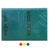 SİZE NOTE NOT DEFTERİ 8.5x12 NO:2 KARTON KAPAK ÜSTTEN SPİRALLİ 40 YP KARELİ 24 LÜ 1