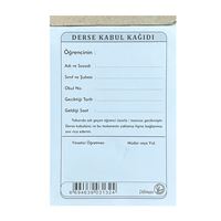DİLMAN ÖĞRENCİ DERSE KABUL KAĞIDI 50 YP 2 NÜSHA OTOKOPİLİ 12 Lİ 1