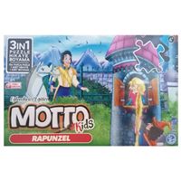 MOTTO KİDS 6710 PUZZLE HİKAYE BOYAMA 3IN1 RAPUNZEL 2