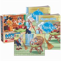 MOTTO KİDS 6711 PUZZLE HİKAYE BOYAMA 3IN1 PİNOKYO 1
