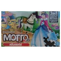 MOTTO KİDS 6712 PUZZLE HİKAYE BOYAMA 3IN1 KÜLKEDİSİ 2