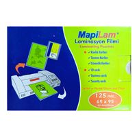 MAPİLAM LAMİNASYON FİLMİ 65x95 125 MİCRON 100 LÜ 1021214 1