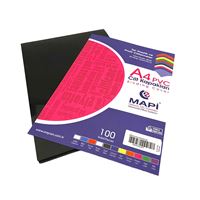 MAPİ CİLT KAPAĞI A4 OPAK SİYAH 160 MİCRON 100 LÜ 2040201 1