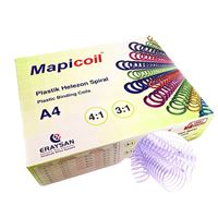MAPİCOİL HELEZON SPİRAL PLASTİK 16 MM ŞEFFAF 100 LÜ 2351604 1