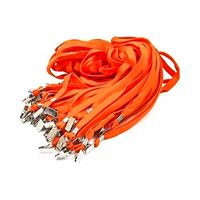 MAPİ YAKA KART ASKI İPİ METAL KLİPS TURUNCU 50 Lİ 9102658 1