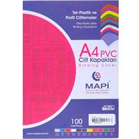 MAPİ CİLT KAPAĞI A4 PEMBE 100 LÜ 2040216 1