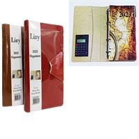 LİZ ORGANİZER 2023 AJ5003 17x24 THERMO DERİ HESAP MAKİNELİ KİLİTLİ 1