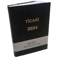 LİZ TİCARİ AJANDA 2024 AJ1725 17x25 SİYAH 1