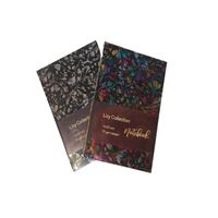 LİZ NOT DEFTERİ SÜET 14x20 KELEBEK 168 YP KARELİ SÜKL180K 1