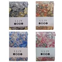 LİZ DEFTER 14x20 SUNİ DERİ ÇİÇEK DESEN FERMUARLI 96 YP FLWRD 1