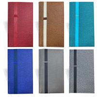 LİZ DEFTER 14x20 DİKİŞLİ THERMO DERİ 168 YP KARELİ 7180K KALEMLİKLİ 1