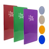 LİZ DEFTER 13x21 DİKİŞLİ SUNİ DERİ 112 YP DÜZ RENK MTS7128 1