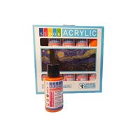 SÜDOR AKRİLİK BOYA 40 ML TURUNCU 10 LU SD100-02 1