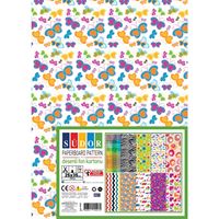 SÜDOR FON KARTONU 50x70 DESENLİ 250 GR 10 LU EK03 2