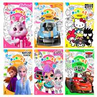 DOĞAN BOYAMA KİTABI ÇIKARTMALI KARIŞIK STAND 90 LI 2