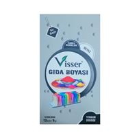 VİSSER GIDA BOYASI TOZ BEYAZ 9 GR 12 Lİ 1
