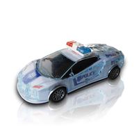 KZL SÜRTMELİ POLİS ARABASI 1002-1003 PİLLİ SESLİ IŞIKLI 1