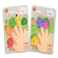 KZL PARMAK KUKLA TL-32 MEVYE VE SEBZE FİGÜRLÜ FİNGER PUPPET 3+ 1